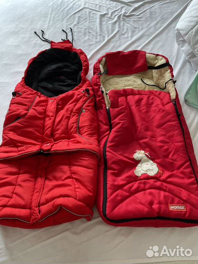 Конверт на овчине и конверт Kaiser