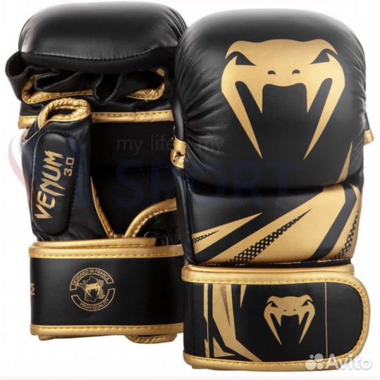 Перчатки mma venum черепашки