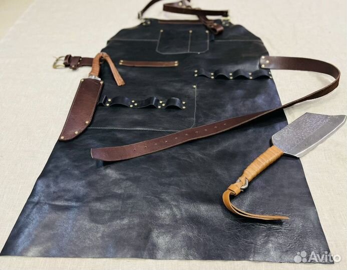 Фартуки из кожи для гриля