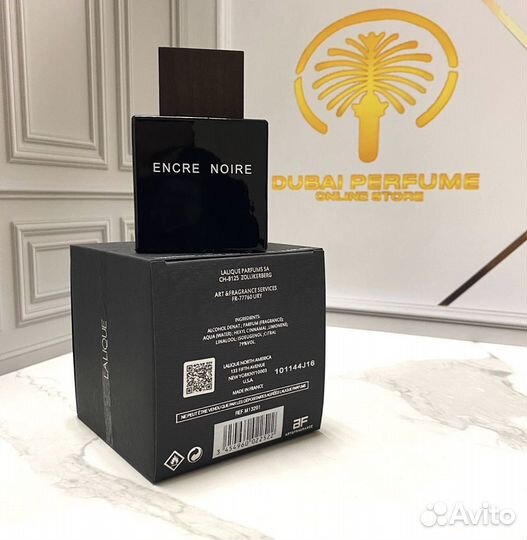 Lalique Encre Noire 100 ml парфюм Лалик Энкре Нуар