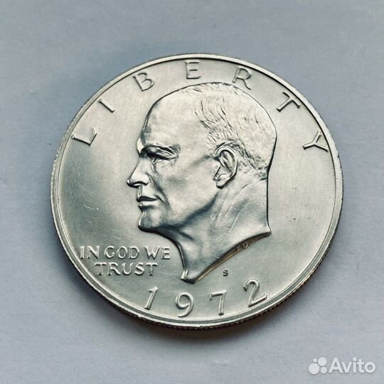 США 1 доллар 1972 г Эйзенхауэр Лунный орел