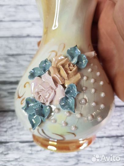 Шкатулка и вазочка Кисловодский фарфор