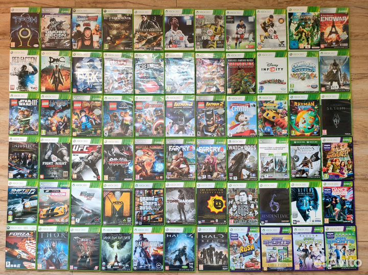 Игры на Xbox 360 Лицензионные и на Kinect