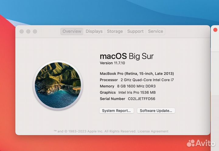 Macbook pro 15 retina late 2013