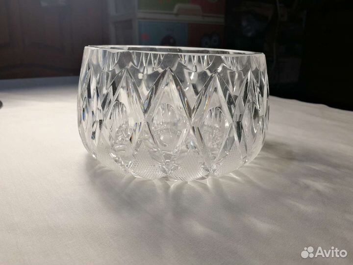 Хрустальная ваза, салатник, конфетница