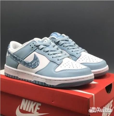 Кроссовки Nike Dunk Low Blue Paisley