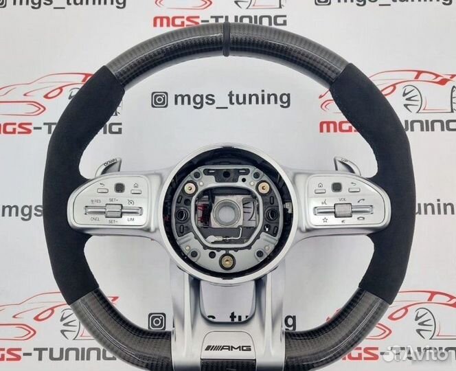 Руль GLE 63 AMG Карбон на Mercedes GLE-Class V167