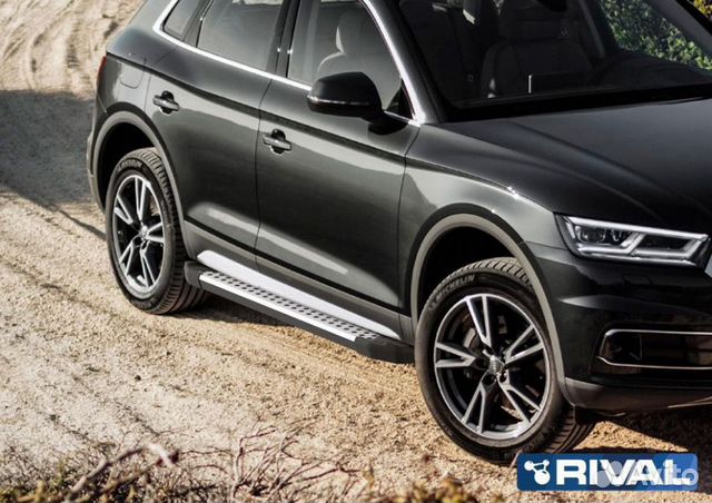 Пороги-подножки Audi Q5 2017. Bmw-Style