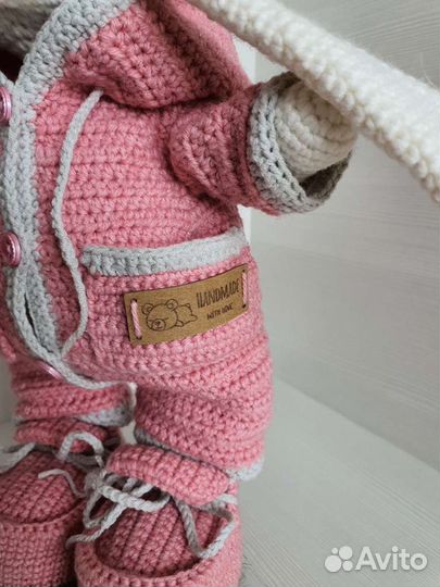 Заяц Тильда, вязаные игрушки ручной работы