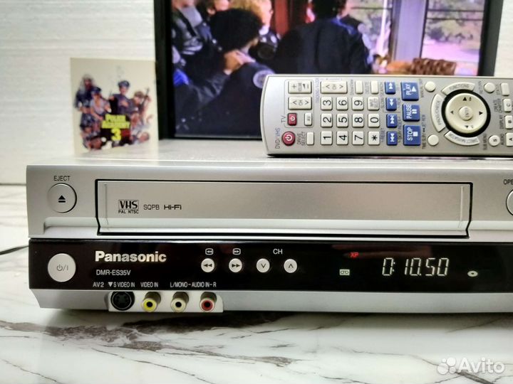 DVD Рекордер+VCR Panasonic DMR-ES35 Оцифровка VHS