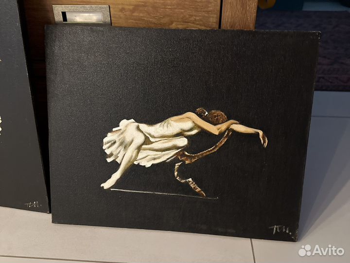 Картина балерина масло холст серия