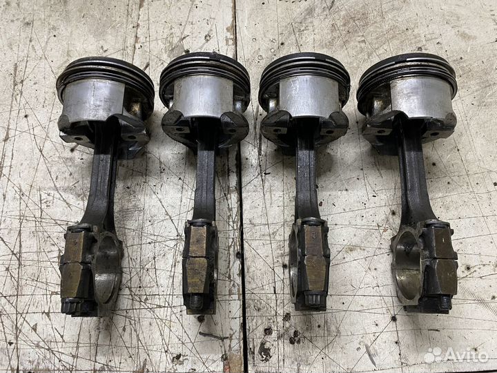 Шатуны поршни змз 406 комплект