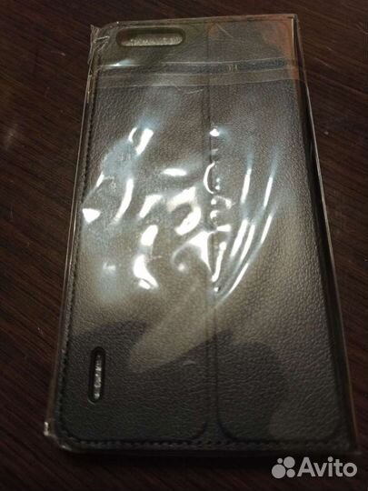 Чехол- книжка honor 6 plus новый