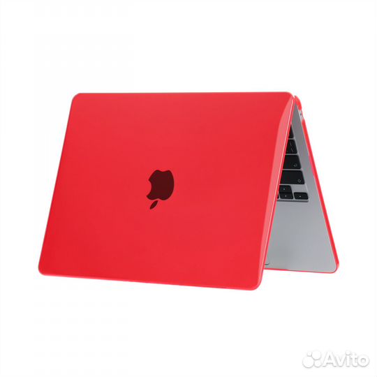 Чехол для MacBook Air 13 2018-2021 глянец красный