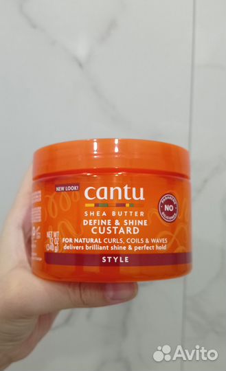 Cantu shea butter defined and shine custard