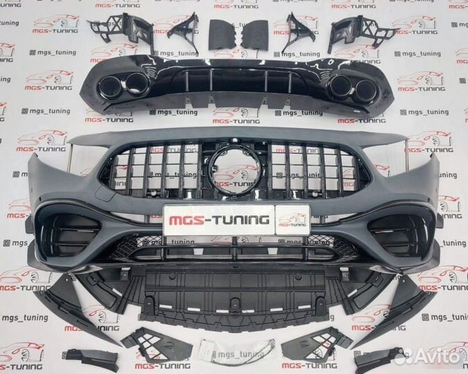 Обвес Mercedes A-Class w177 A45 AMG Black седан