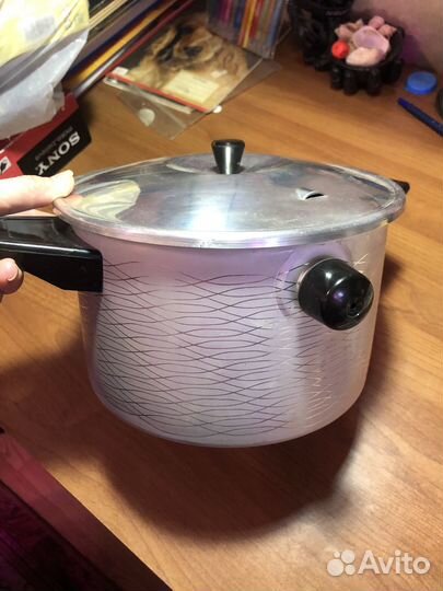 Кастрюля молоковарка с двойным дном СССР