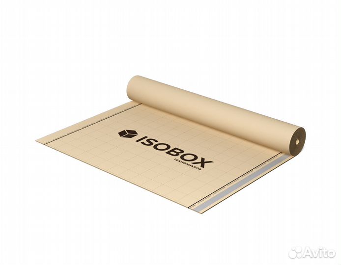 Ветро-влагозащитая пленка с клеевой полосой isobox