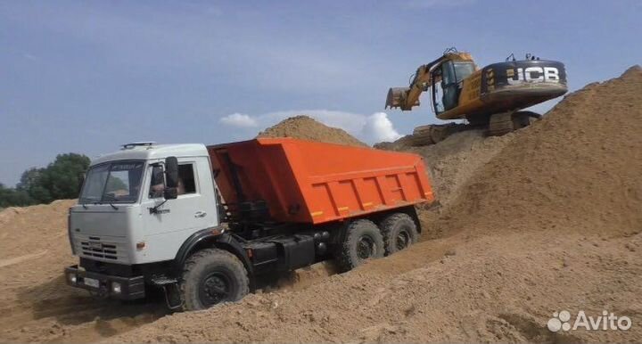 Песок щебень