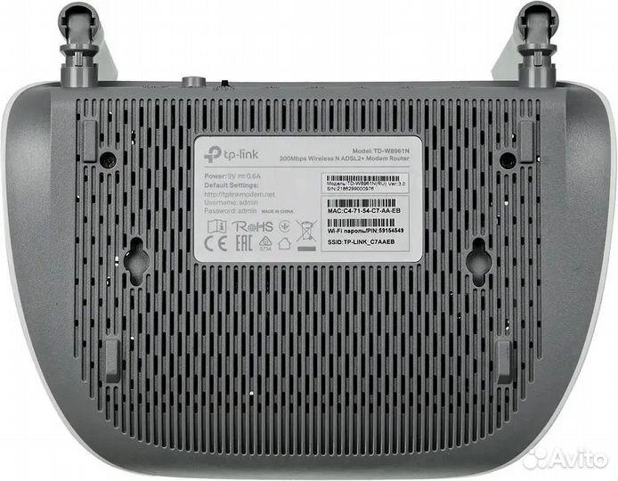Wi-Fi роутер TP-link TD-W8961N