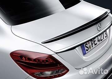 Спойлер крышки багажника W205 купе Mercedes AMG