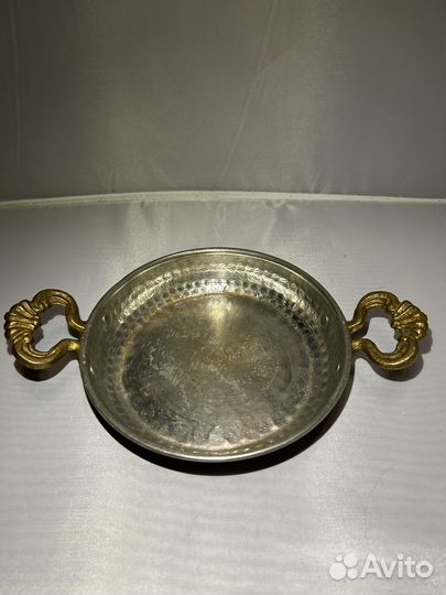 Медная сковорода, диаметр 16 см