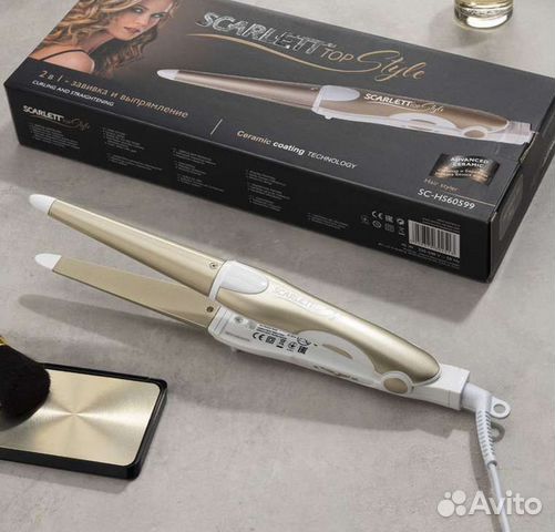 Плойка / утюжок для выпрямления и завивки волос