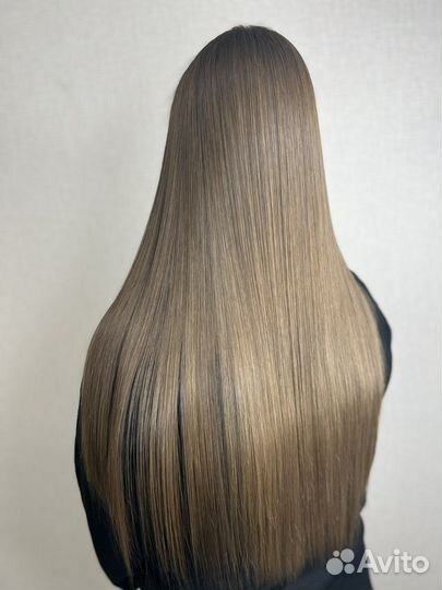 Кератиновое выпрямление волос