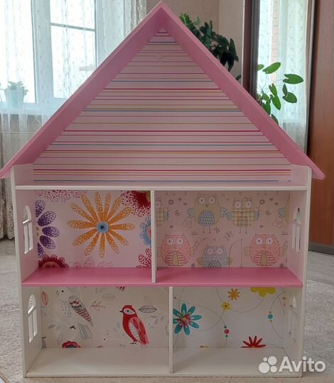 Большой кукольный домик деревянный