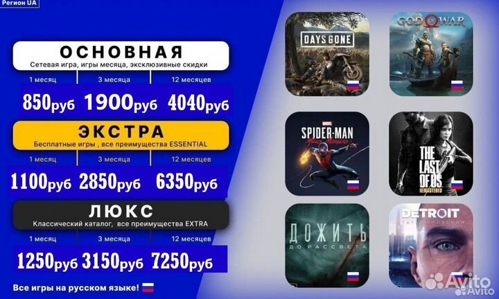 Подписка ps plus+Marvel's Spider-Man 2