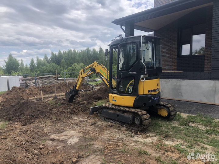 Услуги мини экскаватора