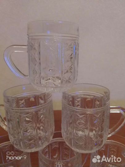 Винтаж. Кружки хрустальные времен СССР