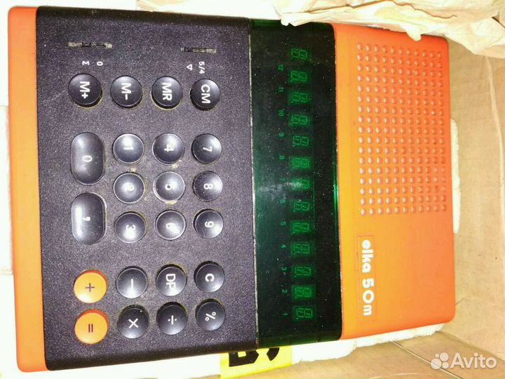 Калькулятор времён СССР элка 50 М