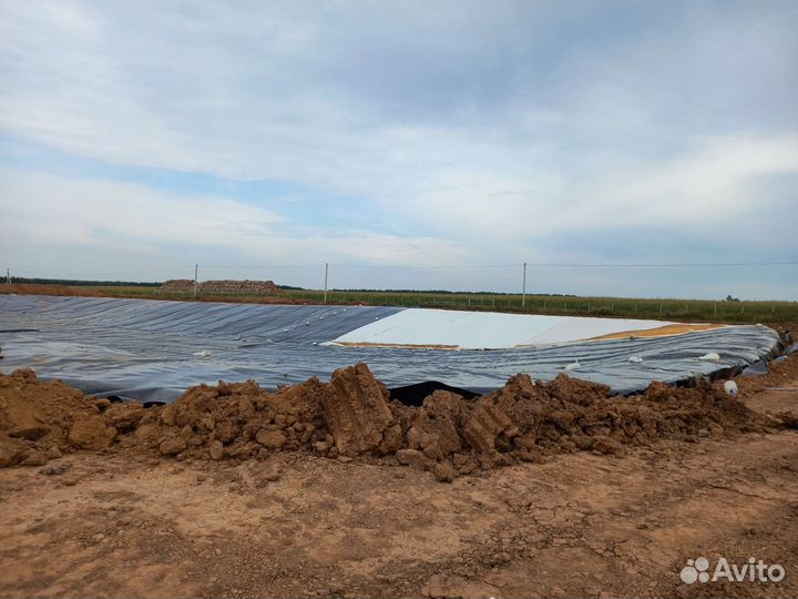 Монтаж сварка геомембраны