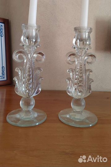 Хрустальные подсвечники