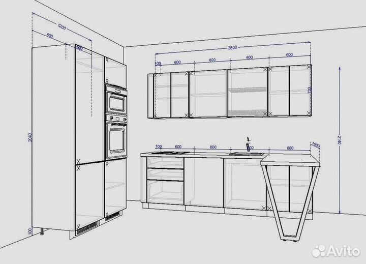 Встроенная кухня от производителя