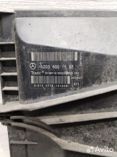 Вентилятор охлаждения Mercedes C-Class W203 OM646