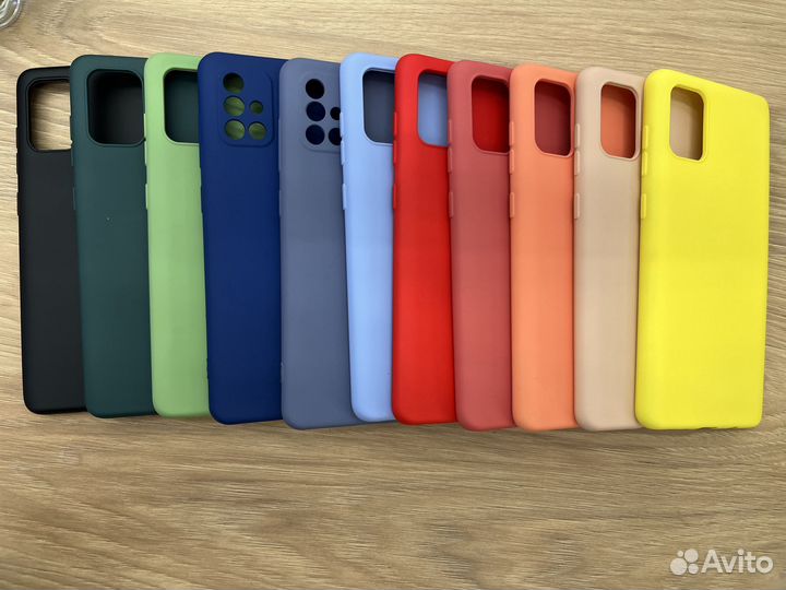 Чехол силиконовый на Samsung A71