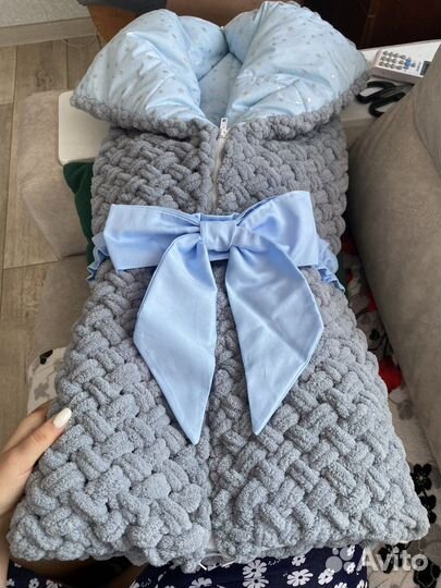 Конверт на выписку для мальчика весна осень