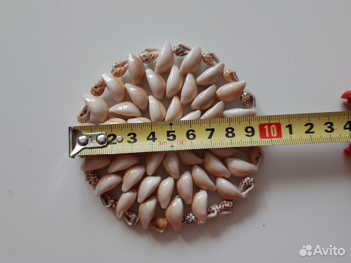 Подставка для чашек, кружек. Из мелких ракушек