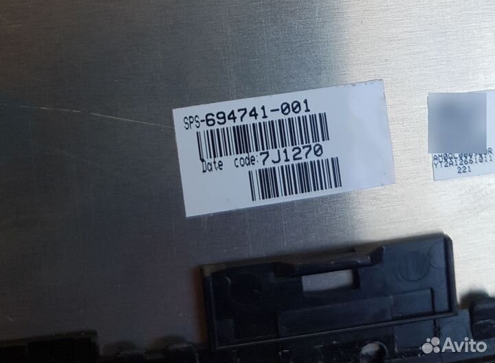 HP Envy SleekBook 6 6-1000 крышка матрицы