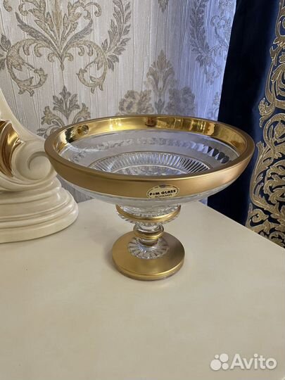 Ваза для фруктов богемия