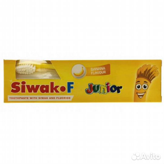 Зубная паста siwak-F junior + щетка для детей со в
