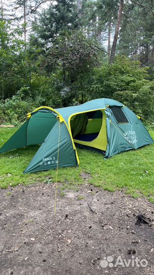 Палатка туристическая 3 местная с тамбуром