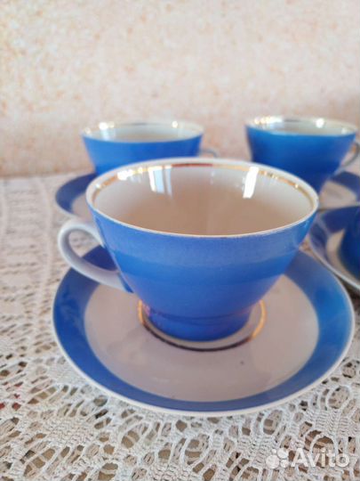 Чайная пара Пролетарий фарфор