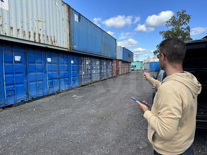 Аренда склада контейнера, 14 м² для хранения вещей