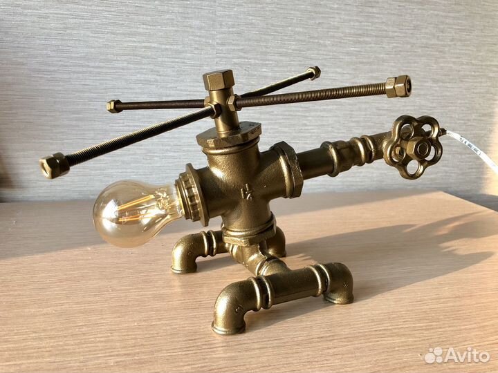 Светильник вертолет лофт