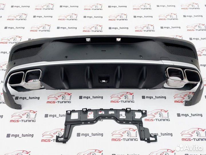 Диффузор с насадками 63 AMG Chrome GLE-Coupe C167