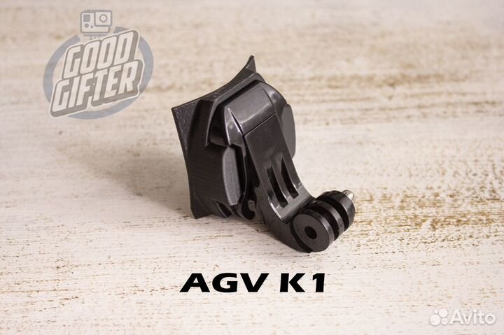 Крепление камеры GoPro на мотошлемы AGV K1