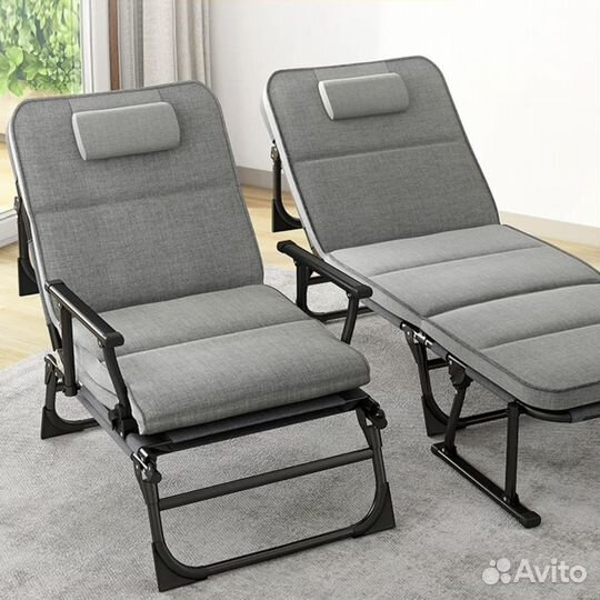 Шезлонг-раскладушка-кресло (2 шт.)
